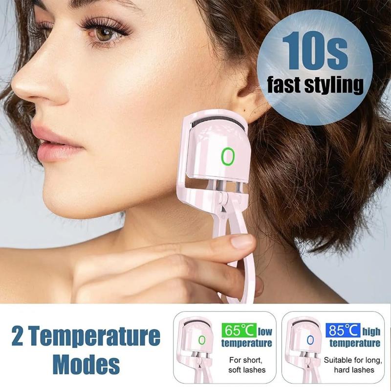 Portable electric eyelash curler for quick beauty styling | ARLOW