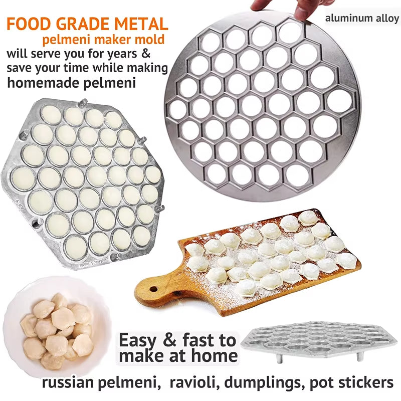 37-hole aluminum dumpling maker for quick home cooking | ARLOW