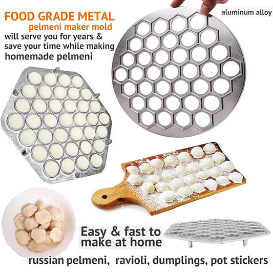 37-hole aluminum dumpling maker for quick home cooking | ARLOW