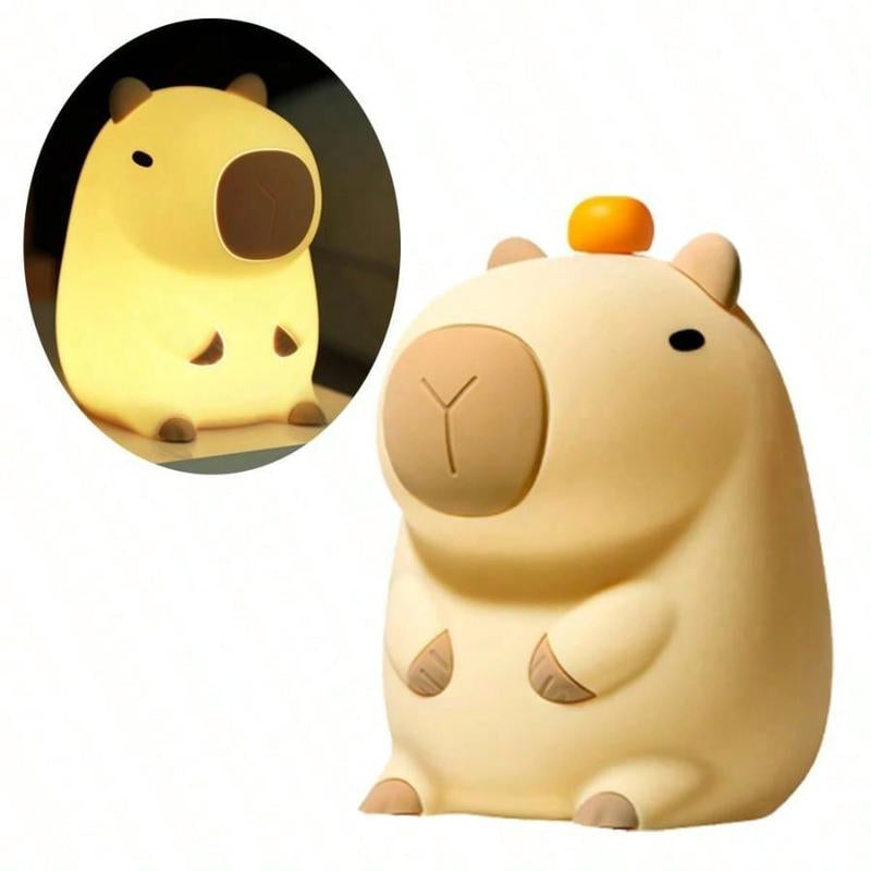 Cute capybara lamp with tap control and USB charging | ARLOW