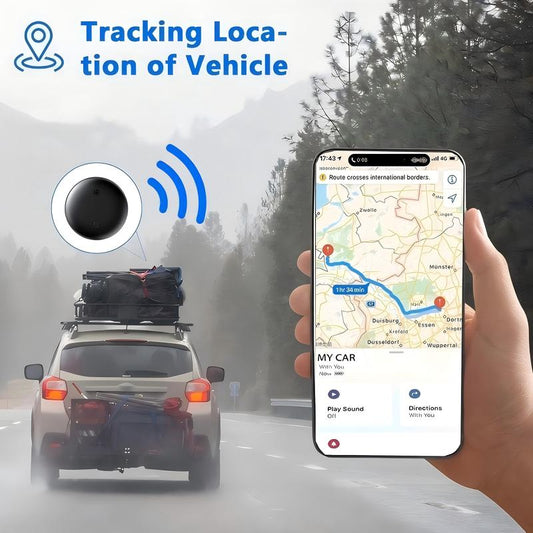 Find My Network compatible tracker showing phone map | ARLOW