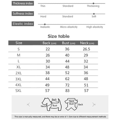 Dog winter jacket size options | ARLOW